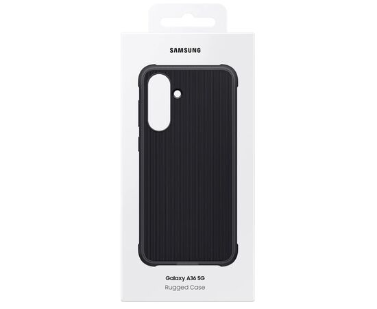 Чехол для мобильного телефона Samsung Galaxy A36 (A366), Rugged case (EF-RA366CBEGWW), изображение 6 Чехол для мобильного телефона Samsung Galaxy A36 (A366), Rugged case (EF-RA366CBEGWW), изображение 6