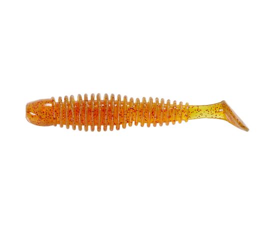 Силикон рыболовный Reins Bubbling Shad 3" 566 Motor Oil Red Flake (8 шт/уп.) (1552.03.01)