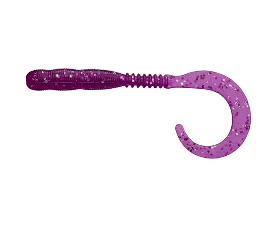 Силикон рыболовный Reins Curly Curly 4" 428 Purple Dynamite (15 шт/уп.) (1552.10.00)
