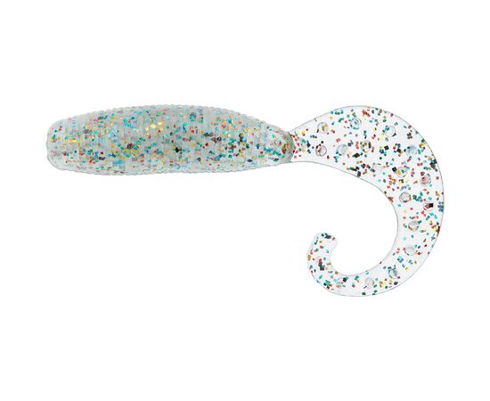 Силикон рыболовный Reins Fat G-Tail Grub 3" 152 Super Glow All Stars (12 шт/уп.) (1552.08.07)