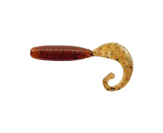 Силикон рыболовный Reins Fat G-Tail Grub 3" 568 Fire Sugar (12 шт/уп.) (1552.02.96)