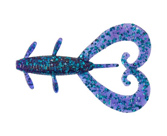 Силикон рыболовный Reins G-Tail Twin 2" 012 Junebug (10 шт/уп.) (1552.06.61)