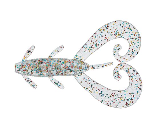 Силикон рыболовный Reins G-Tail Twin 2" 152 Super Glow All Stars (10 шт/уп.) (1552.08.18)