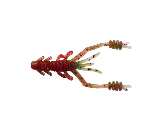 Силикон рыболовный Reins Ring Shrimp 3" B20 Tomato Craw (8 шт/уп.) (1552.06.03)