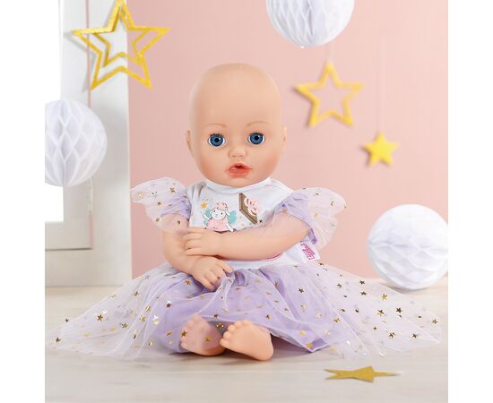 Аксессуар к кукле Zapf Одежда для куклы Baby Annabell - Сиреневое платье (710296), изображение 2 Аксессуар к кукле Zapf Одежда для куклы Baby Annabell - Сиреневое платье (710296), изображение 2