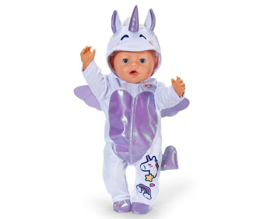 Аксессуар к кукле Zapf Одежда для куклы Baby Born - Комбинезон Единорога (838266), изображение 2 Аксессуар к кукле Zapf Одежда для куклы Baby Born - Комбинезон Единорога (838266), изображение 2