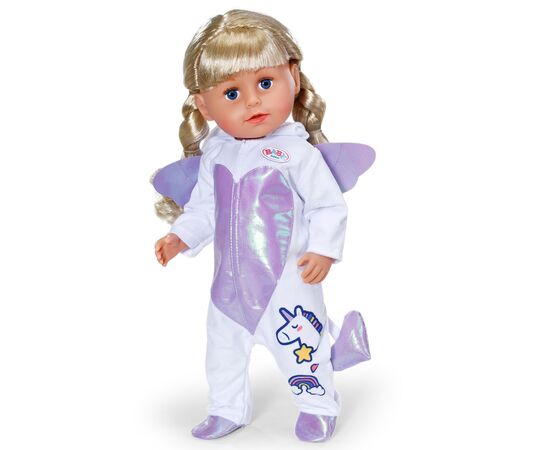 Аксессуар к кукле Zapf Одежда для куклы Baby Born - Комбинезон Единорога (838266), изображение 4 Аксессуар к кукле Zapf Одежда для куклы Baby Born - Комбинезон Единорога (838266), изображение 4