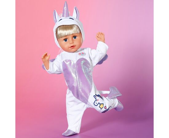 Аксессуар к кукле Zapf Одежда для куклы Baby Born - Комбинезон Единорога (838266), изображение 7 Аксессуар к кукле Zapf Одежда для куклы Baby Born - Комбинезон Единорога (838266), изображение 7