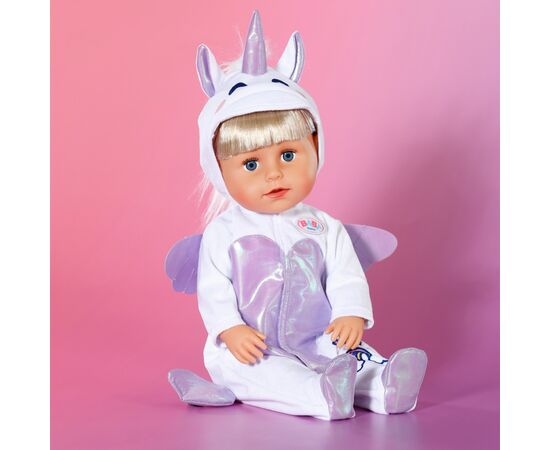 Аксессуар к кукле Zapf Одежда для куклы Baby Born - Комбинезон Единорога (838266), изображение 8 Аксессуар к кукле Zapf Одежда для куклы Baby Born - Комбинезон Единорога (838266), изображение 8
