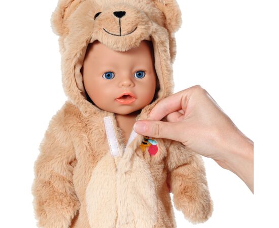 Аксессуар к кукле Zapf Одежда для куклы Baby Born - Комбинезон Медвежонка (836088), изображение 3 Аксессуар к кукле Zapf Одежда для куклы Baby Born - Комбинезон Медвежонка (836088), изображение 3
