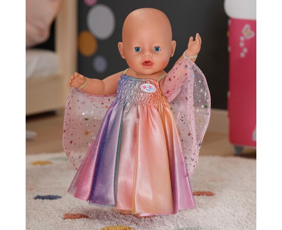 Аксессуар к кукле Zapf Одежда для куклы Baby Born - Платье Радуга (836132), изображение 4 Аксессуар к кукле Zapf Одежда для куклы Baby Born - Платье Радуга (836132), изображение 4