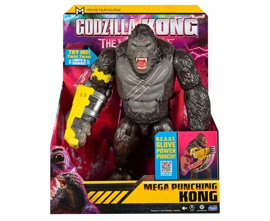 Фигурка Godzilla vs. Kong Мегамощный удар Конга (свет, звук) (35585), изображение 7 Фигурка Godzilla vs. Kong Мегамощный удар Конга (свет, звук) (35585), изображение 7