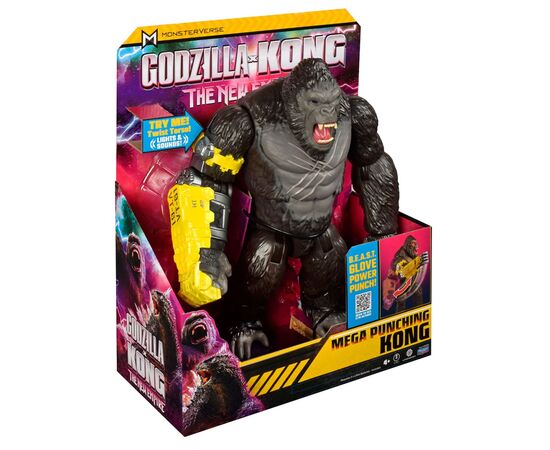 Фигурка Godzilla vs. Kong Мегамощный удар Конга (свет, звук) (35585), изображение 8 Фигурка Godzilla vs. Kong Мегамощный удар Конга (свет, звук) (35585), изображение 8
