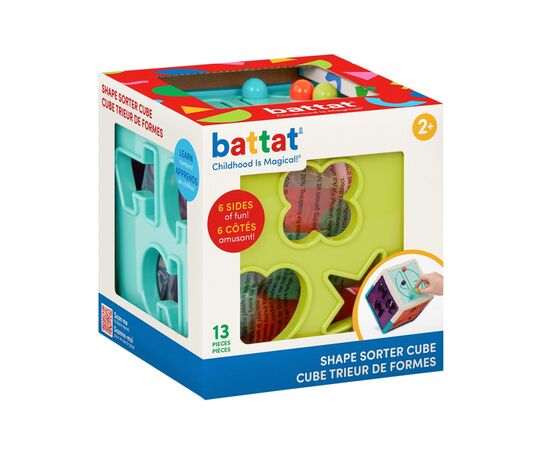 Развивающая игрушка Battat сортер - Умный куб (BT4577Z), изображение 11 Развивающая игрушка Battat сортер - Умный куб (BT4577Z), изображение 11