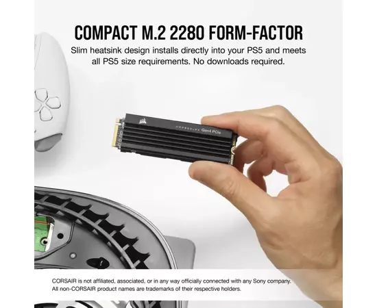 Накопитель SSD M.2 2280 4TB MP600PRO LPX Corsair (CSSD-F4000GBMP600PLP), изображение 10 Накопитель SSD M.2 2280 4TB MP600PRO LPX Corsair (CSSD-F4000GBMP600PLP), изображение 10