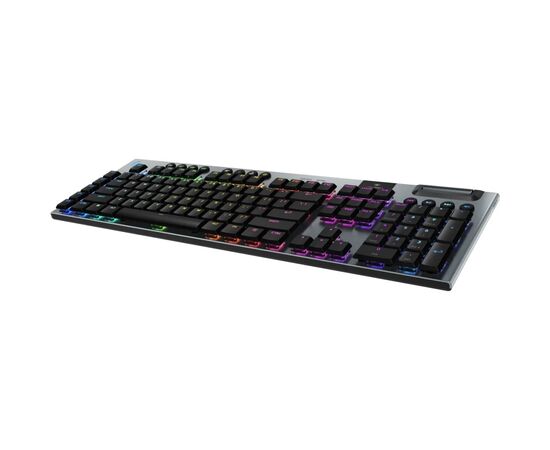 Клавиатура Logitech G915 X Lightspeed Switch-Clicky Wireless/Bluetooth/USB UA Black (920-012709), изображение 3 Клавиатура Logitech G915 X Lightspeed Switch-Clicky Wireless/Bluetooth/USB UA Black (920-012709), изображение 3