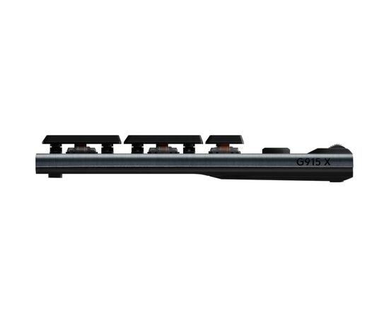 Клавиатура Logitech G915 X Lightspeed Switch-Clicky Wireless/Bluetooth/USB UA Black (920-012709), изображение 5 Клавиатура Logitech G915 X Lightspeed Switch-Clicky Wireless/Bluetooth/USB UA Black (920-012709), изображение 5