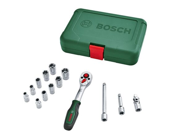 Набір інструментів Bosch 1/4", 14шт, кейс (1.600.A02.BY0)