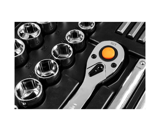 Набор инструментов Neo Tools 233шт, 1/2", 1/4", 3/8", CrV, кейс (10-078), изображение 6 Набор инструментов Neo Tools 233шт, 1/2", 1/4", 3/8", CrV, кейс (10-078), изображение 6