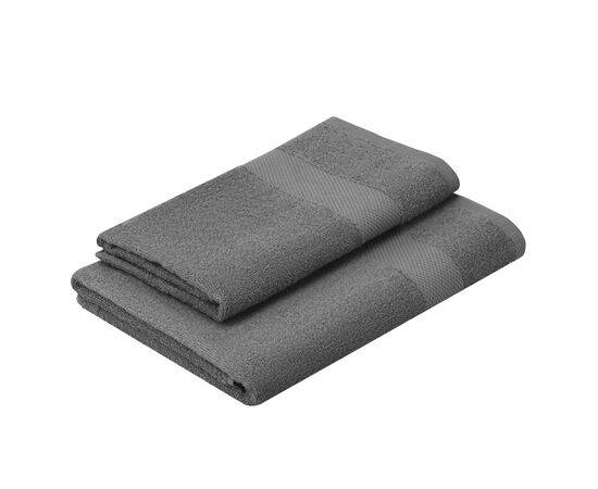Рушник Ardesto набір махрових Essence 50х90 см, 70х140 см, 2шт, 100% бавовна, cірий темний (ART2358DG), зображення 2 Рушник Ardesto набір махрових Essence 50х90 см, 70х140 см, 2шт, 100% бавовна, cірий темний (ART2358DG), зображення 2