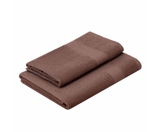 Рушник Ardesto набір махрових Essence 50х90 см, 70х140 см, 2шт, 100% бавовна, коричневий (ART2358BR), зображення 2 Рушник Ardesto набір махрових Essence 50х90 см, 70х140 см, 2шт, 100% бавовна, коричневий (ART2358BR), зображення 2