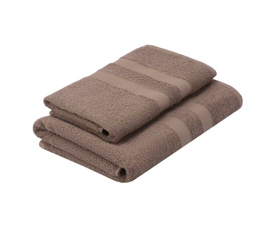 Полотенце Ardesto набор махровых Splendid 50х90 см, 70х140 см, 2шт, 100% хлопок, бежевый (ART2359BE), изображение 2