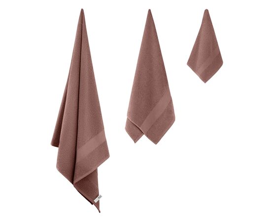 Рушник Ardesto Essence 100% бавовна, коричневий 30х50 см (ART2230BR), зображення 5