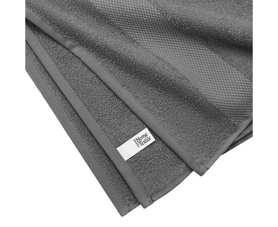 Рушник Ardesto Essence 100% бавовна, сірий темний 30х50 см (ART2230DG), зображення 3 Рушник Ardesto Essence 100% бавовна, сірий темний 30х50 см (ART2230DG), зображення 3