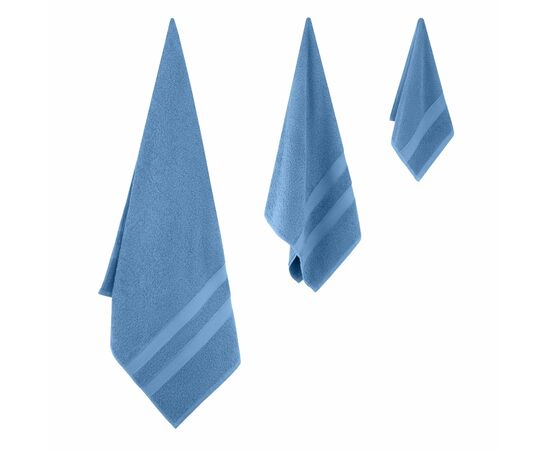 Полотенце Ardesto Splendid 100% хлопок, голубой 30х50 см (ART2330BL), изображение 5 Полотенце Ardesto Splendid 100% хлопок, голубой 30х50 см (ART2330BL), изображение 5
