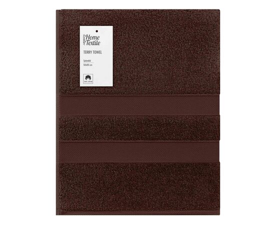 Рушник Ardesto Splendid 100% бавовна, коричневий 50х90 см (ART2350BR)
