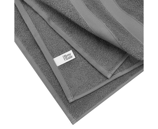 Полотенце Ardesto Splendid 100% хлопок, серый 70х140 см (ART2370GR), изображение 3 Полотенце Ardesto Splendid 100% хлопок, серый 70х140 см (ART2370GR), изображение 3