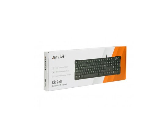 Клавиатура A4Tech KR-750-BLACK-US, изображение 5 Клавиатура A4Tech KR-750-BLACK-US, изображение 5