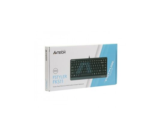 Клавиатура A4Tech FKS11 USB Grey, изображение 7 Клавиатура A4Tech FKS11 USB Grey, изображение 7