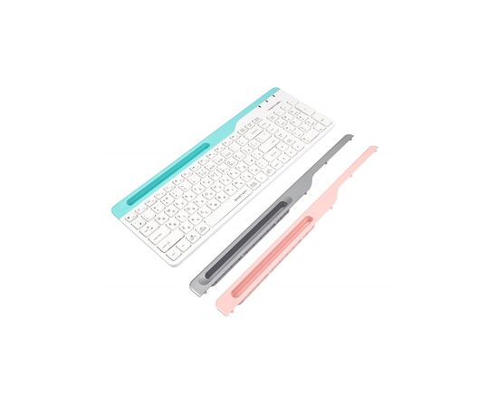 Клавиатура A4Tech FBK25 Wireless White, изображение 2 Клавиатура A4Tech FBK25 Wireless White, изображение 2