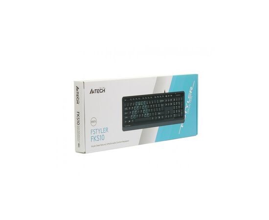 Клавіатура A4Tech FKS10 USB Grey, зображення 7 Клавіатура A4Tech FKS10 USB Grey, зображення 7