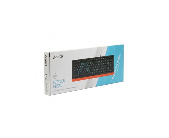 Клавиатура A4Tech FKS10 USB Orange, изображение 7 Клавиатура A4Tech FKS10 USB Orange, изображение 7