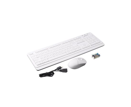 Комплект A4Tech FG1012 Wireless White, изображение 2 Комплект A4Tech FG1012 Wireless White, изображение 2