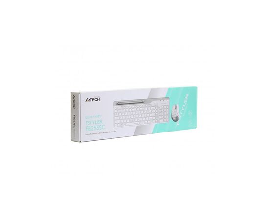 Комплект A4Tech FB2535C Wireless/Bluetooth Icy White (FB2535C Icy White), изображение 8 Комплект A4Tech FB2535C Wireless/Bluetooth Icy White (FB2535C Icy White), изображение 8