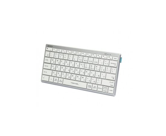 Клавіатура A4Tech FBX51C Wireless/Bluetooth White (FBX51C White), зображення 2 Клавіатура A4Tech FBX51C Wireless/Bluetooth White (FBX51C White), зображення 2