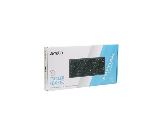 Клавиатура A4Tech FBX51C Wireless/Bluetooth Grey (FBX51C Grey), изображение 8 Клавиатура A4Tech FBX51C Wireless/Bluetooth Grey (FBX51C Grey), изображение 8