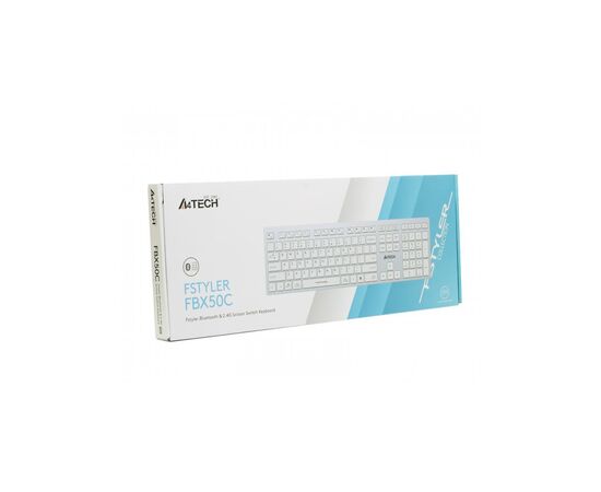 Клавиатура A4Tech FBX50C USB/Bluetooth White (FBX50C White), изображение 8 Клавиатура A4Tech FBX50C USB/Bluetooth White (FBX50C White), изображение 8