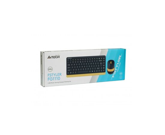 Комплект A4Tech FG1110 Wireless Bumblebee (FG1110 Bumblebee), зображення 7 Комплект A4Tech FG1110 Wireless Bumblebee (FG1110 Bumblebee), зображення 7