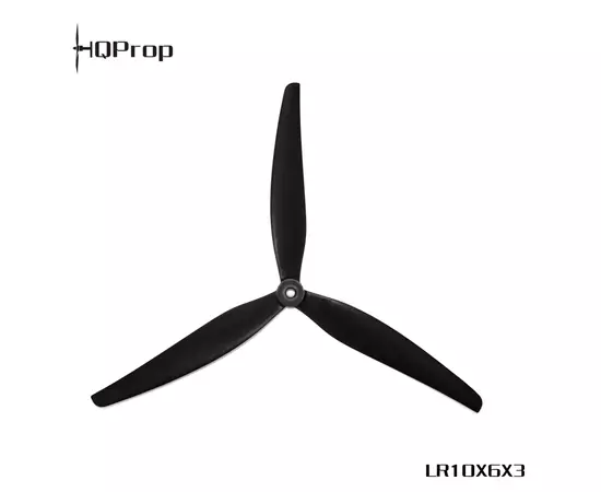 Пропелер для дрона HQProp 10x6x3 2CCW+2CW Black-Glass Fiber Reinforced Nylon (LR10X6X3B-GRN), зображення 2 Пропелер для дрона HQProp 10x6x3 2CCW+2CW Black-Glass Fiber Reinforced Nylon (LR10X6X3B-GRN), зображення 2