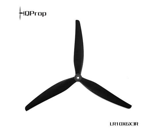 Пропеллер для дрона HQProp 10x6x3 2CCW+2CW Black-Glass Fiber Reinforced Nylon (LR10X6X3B-GRN)