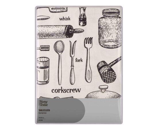 Скатертина Ardesto Kitchen 90% поліестер, 10% бавовна 120х140 см (ART07KN)