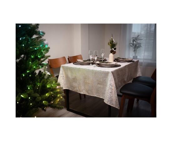 Скатерть Ardesto Shine 100% полиэстер, золотистый 120х140 см (ART07SG), изображение 5 Скатерть Ardesto Shine 100% полиэстер, золотистый 120х140 см (ART07SG), изображение 5