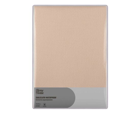 Скатерть Ardesto Waterproof 100% полиэстер, айвори 120х140 см (ART07WW)