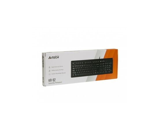 Клавіатура A4Tech KR-92 Black, зображення 7 Клавіатура A4Tech KR-92 Black, зображення 7