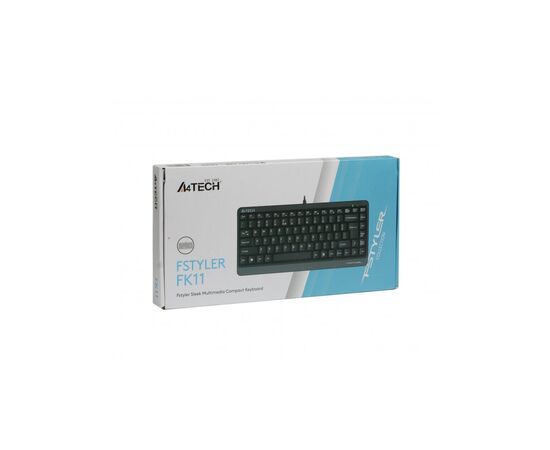 Клавиатура A4Tech FK11 Fstyler Compact Size USB Grey (FK11 USB (Grey)), изображение 7 Клавиатура A4Tech FK11 Fstyler Compact Size USB Grey (FK11 USB (Grey)), изображение 7
