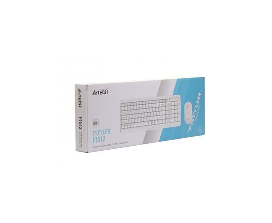 Комплект A4Tech F1512 White, зображення 9 Комплект A4Tech F1512 White, зображення 9